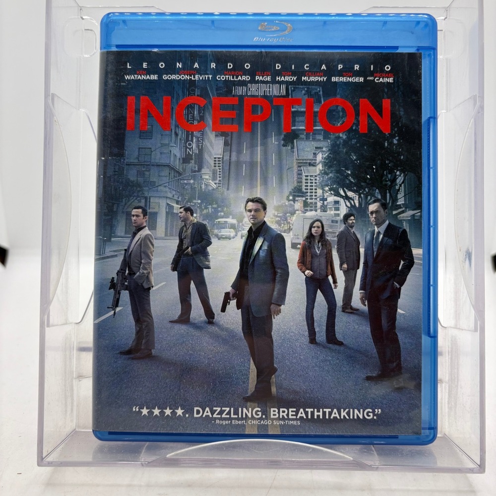 Inception Blu-ray DVD Christopher Nolan Leonardo DiCaprio Sci-Fi Thriller Movie